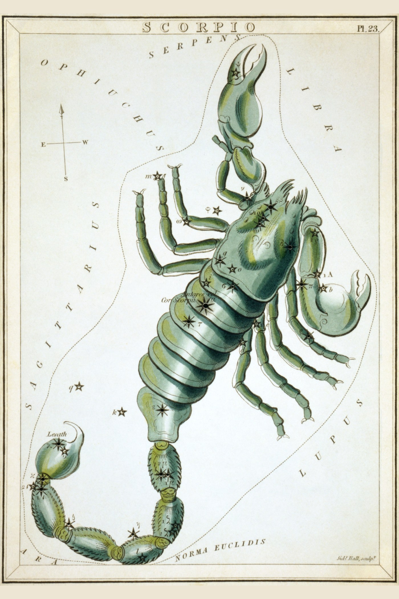 Urania's Mirror — Sidney Hall, London, 1825