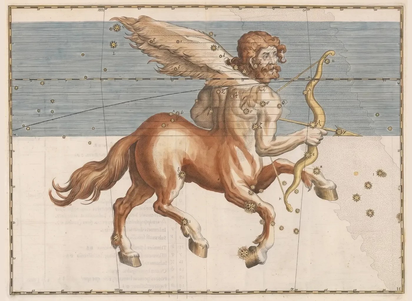 Sagittarius, the Archer — Illuminated — Celestial oil