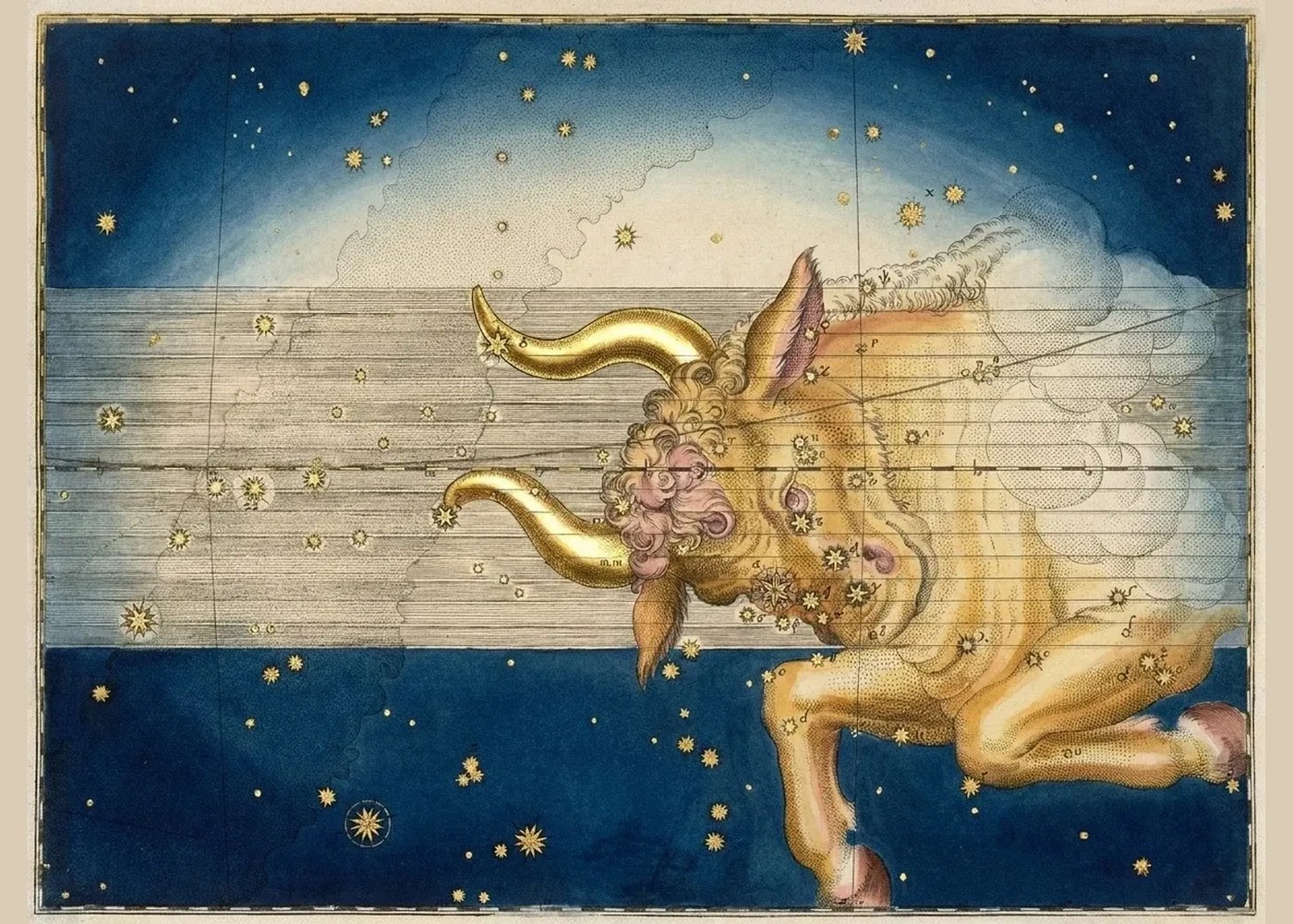 Taurus, the Bull — Illuminated II — Celestial oil
